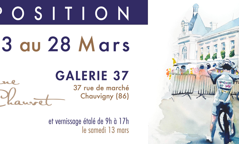 Exposition à la galerie 37 – du 13 au 28 mars 2021