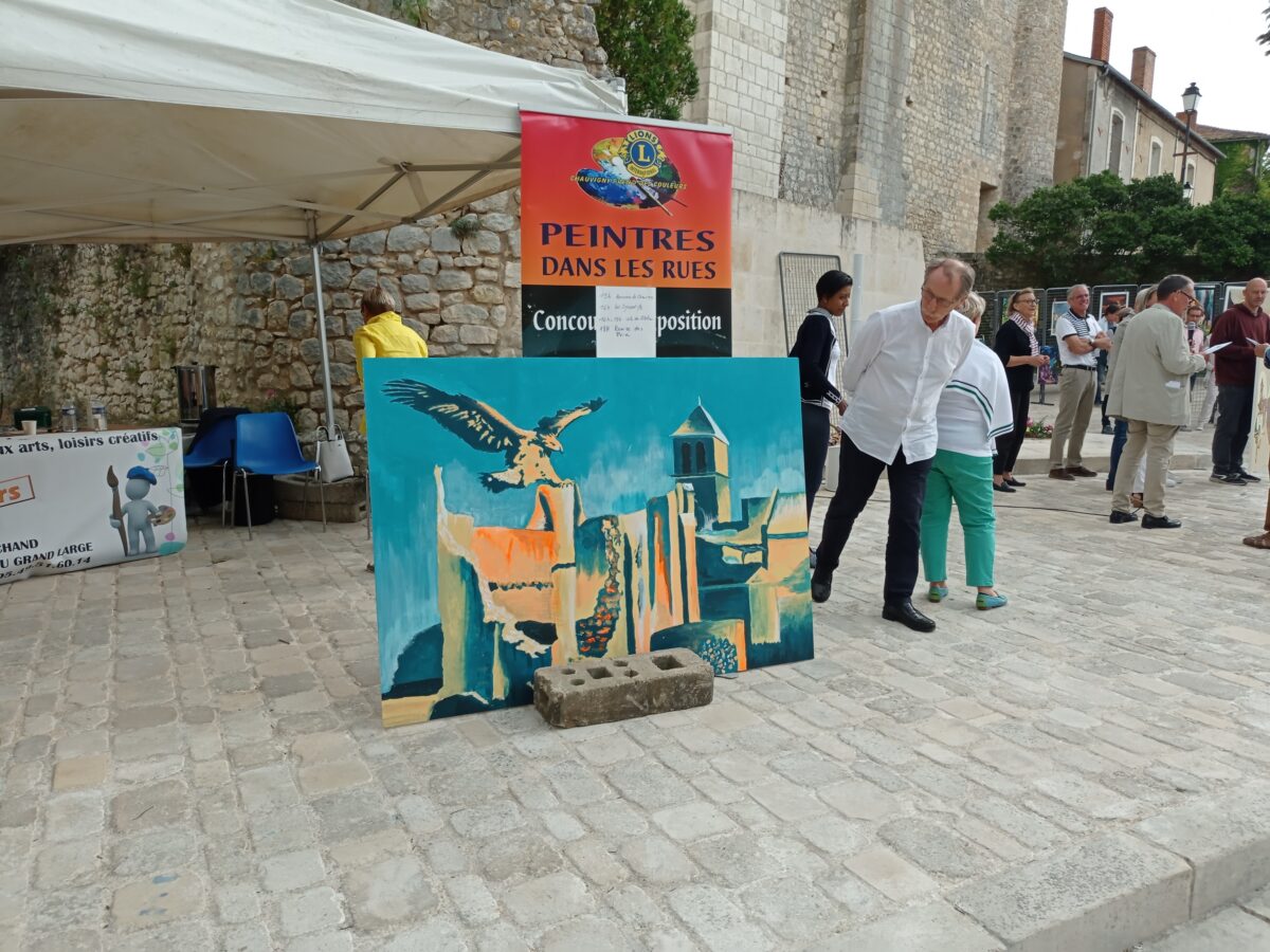 Fresque à Chauvigny