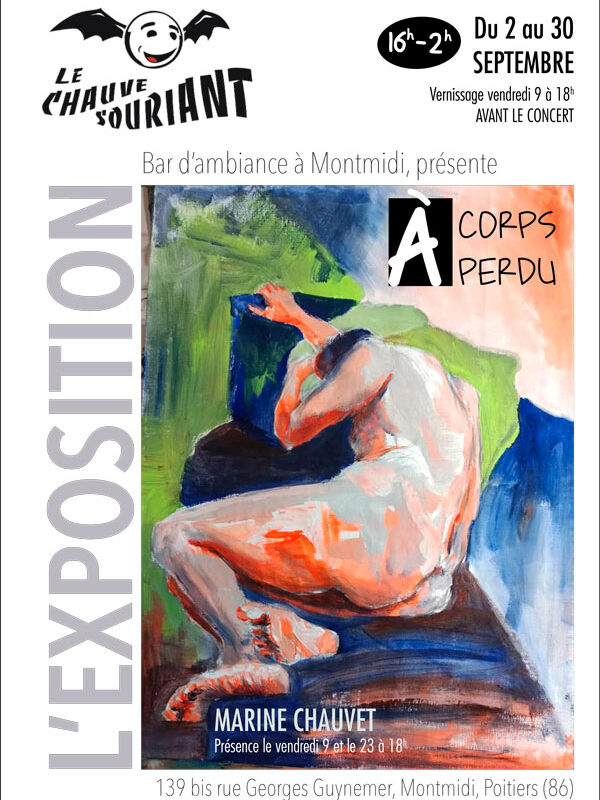 Expo – Montmidi, Poitiers (86) – Le Chauve souriant du 2 au 30 sept