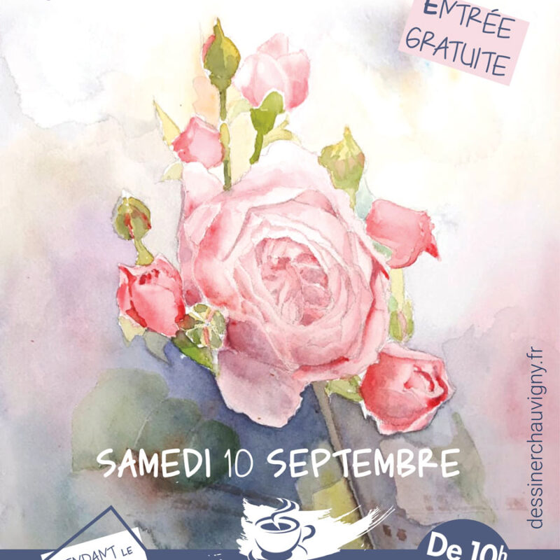 Démonstration d&rsquo;aquarelle le Samedi 10 sept de 10h à 12h – Galerie 37