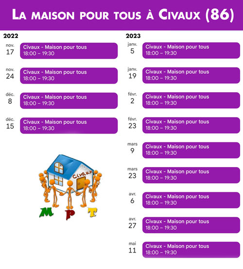 La maison pour tous – Civaux