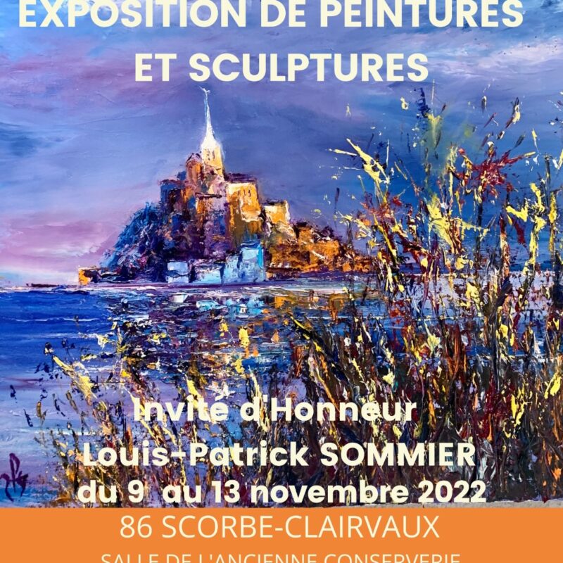 Exposition Scorbé Clairvaux, salle des fêtes