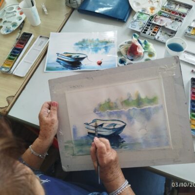 Atelier d'initiation d'aquarelle, le 28 octobre, de 14h à 17h à Civaux